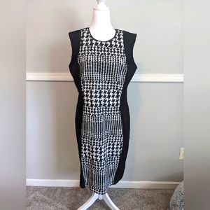 Worthington Houndstooth Print Business Dress